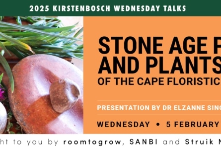 RoomToGrow Kirstenbosch Wednesday Talk – Dr Elzanne Singles