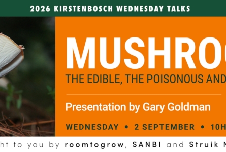 Kirstenbosch Wednesday Talk: Mushrooms – The Edible, The Poisonous & The Extraordinary – Presented by Gary B Goldman